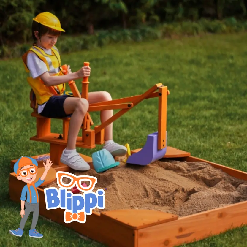 Avenlur | Blippi Excavator Ride-On Toy – Interactive Construction Fun For Kids 1