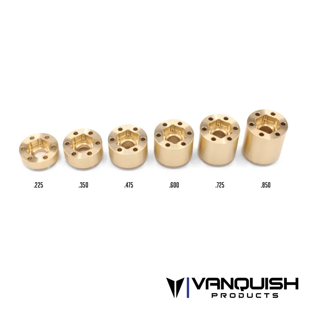 New Vanquish Products Brass Slw Wheel Hubs (Select Your Size) 1
