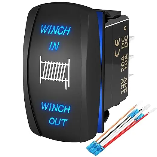 Winch In Winch Out Momentary On/Off/On 1