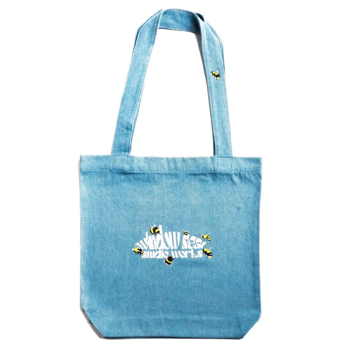 Window Seat Studio Works Swarm Tote Bag Light Denim 1