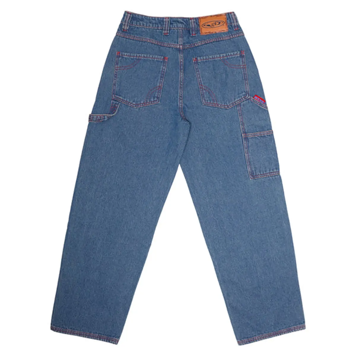 Wknd Damn Near Carpenters Jeans Washed Medium Blue 2