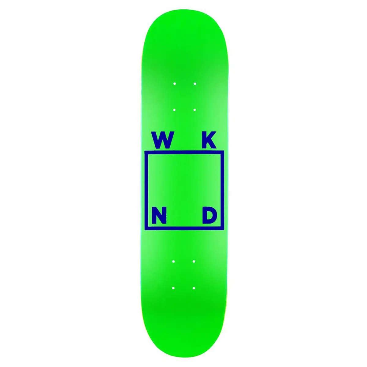 Wknd Logo Mini Deck Neon Green 6.75" 1