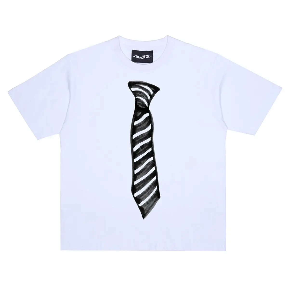 Wknd Tie Tee White 1