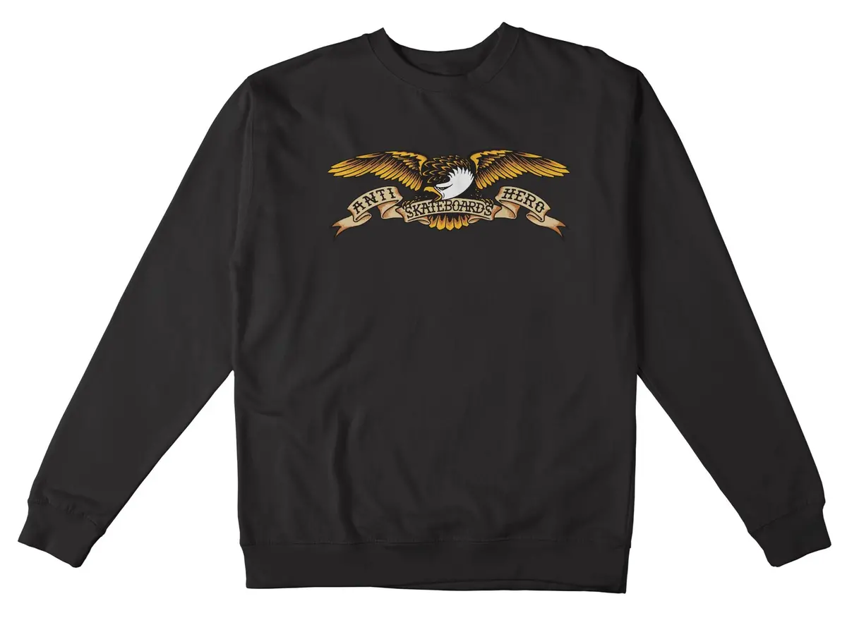 Antihero Eagle Crewneck Black Pigment 1