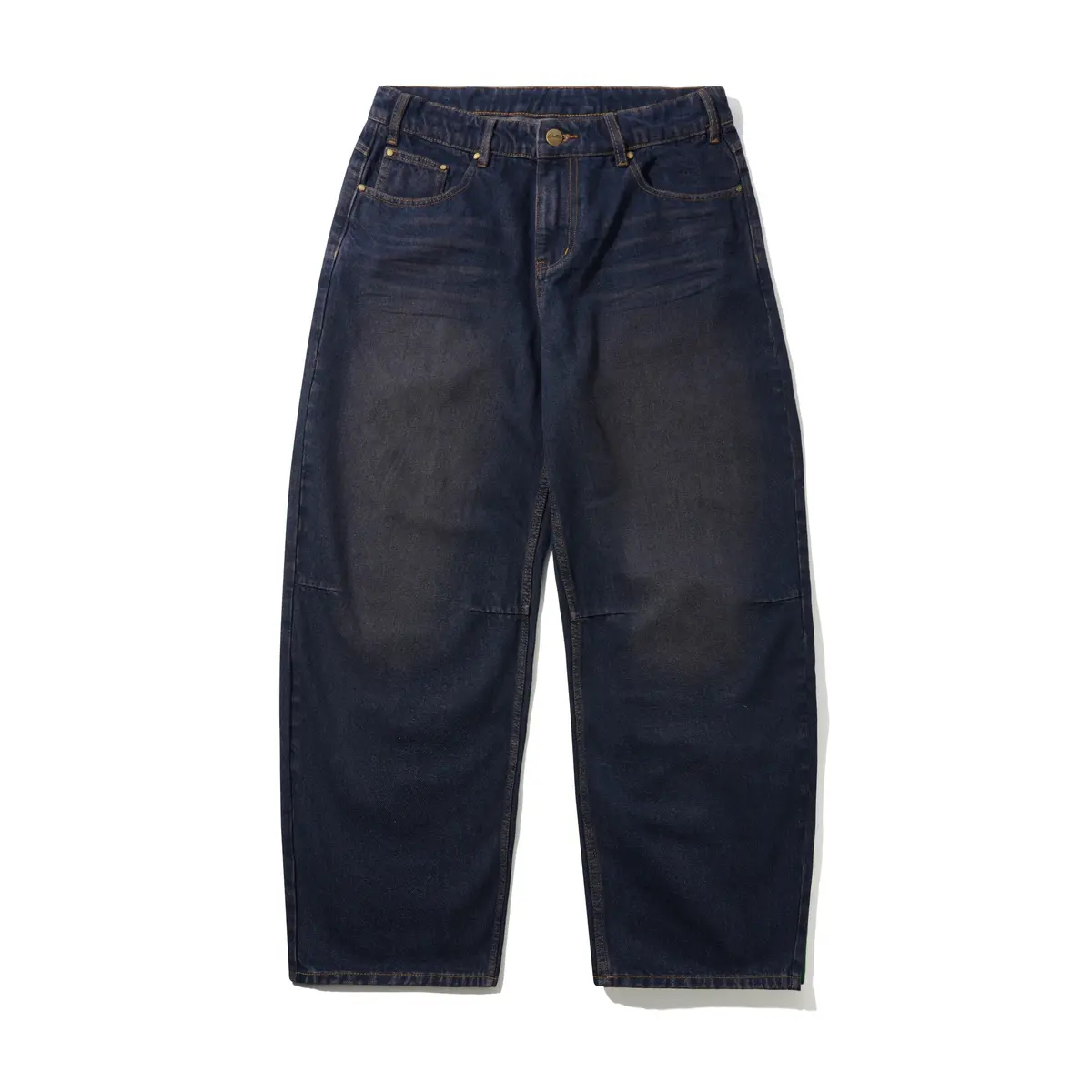 Butter Goods Wide Cut Denim Jeans Tinted Dark Indigo 1