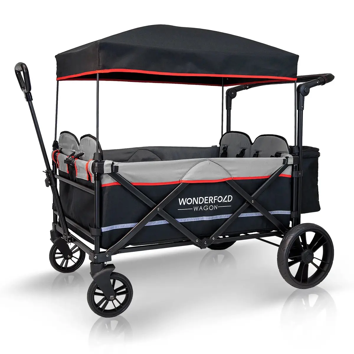 X4 Pull & Push Quad Stroller Wagon (4 Seater) Back Order - Wonderfold 1