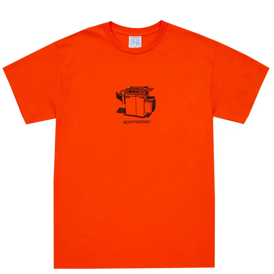 Sci-Fi Fantasy Xerox Tee Orange 1