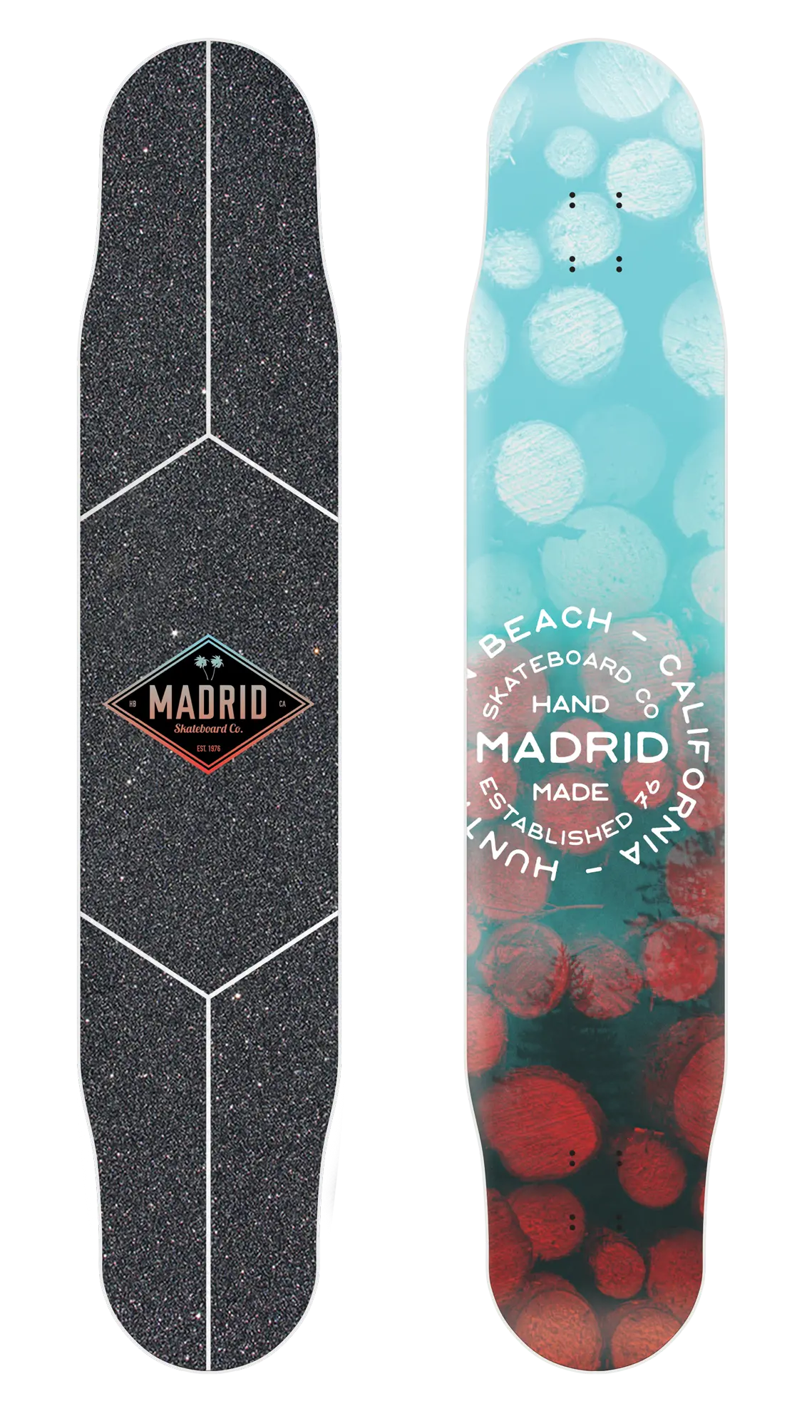 Fiberglass Longboard Carver 46" Logs 1