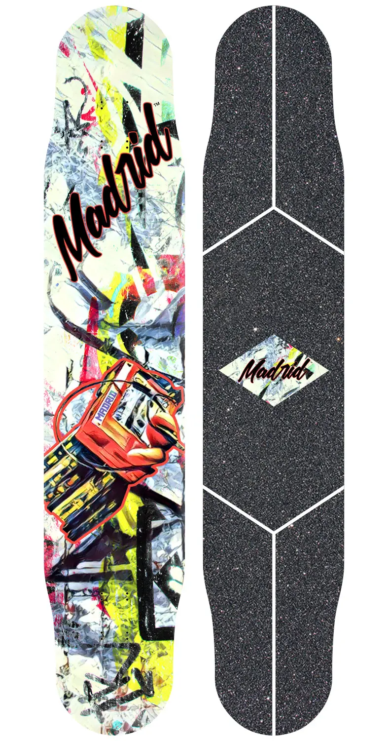 Fiberglass Longboard Carver 46" Walkman 1