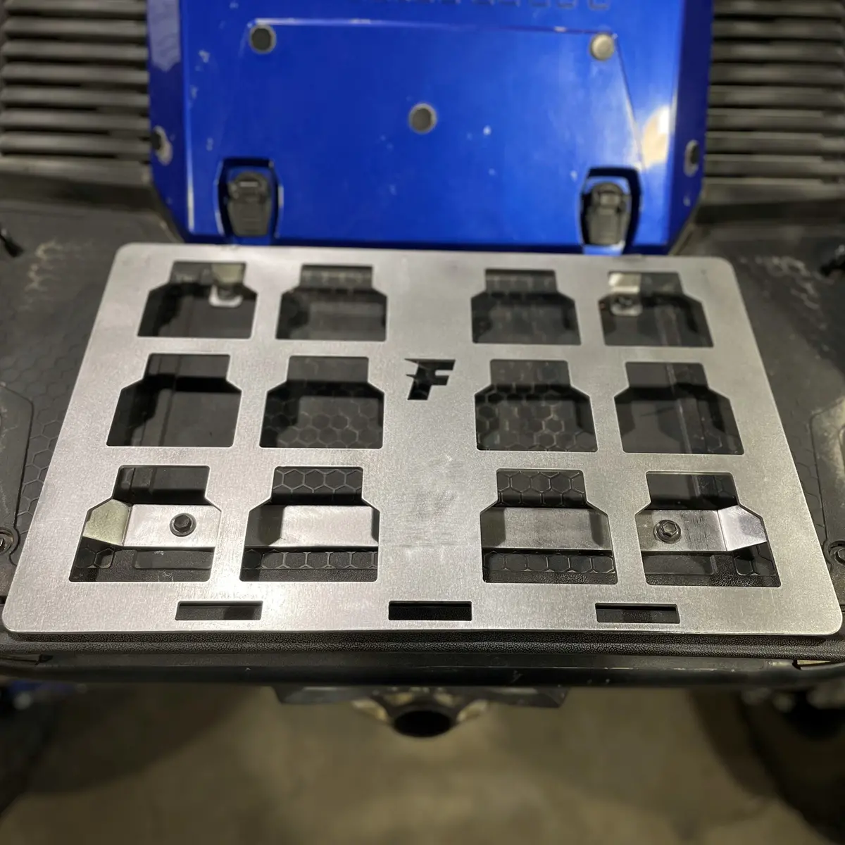 Yamaha Yxz Bed Milwaukee Packout Mount, Double By Fastlab 1