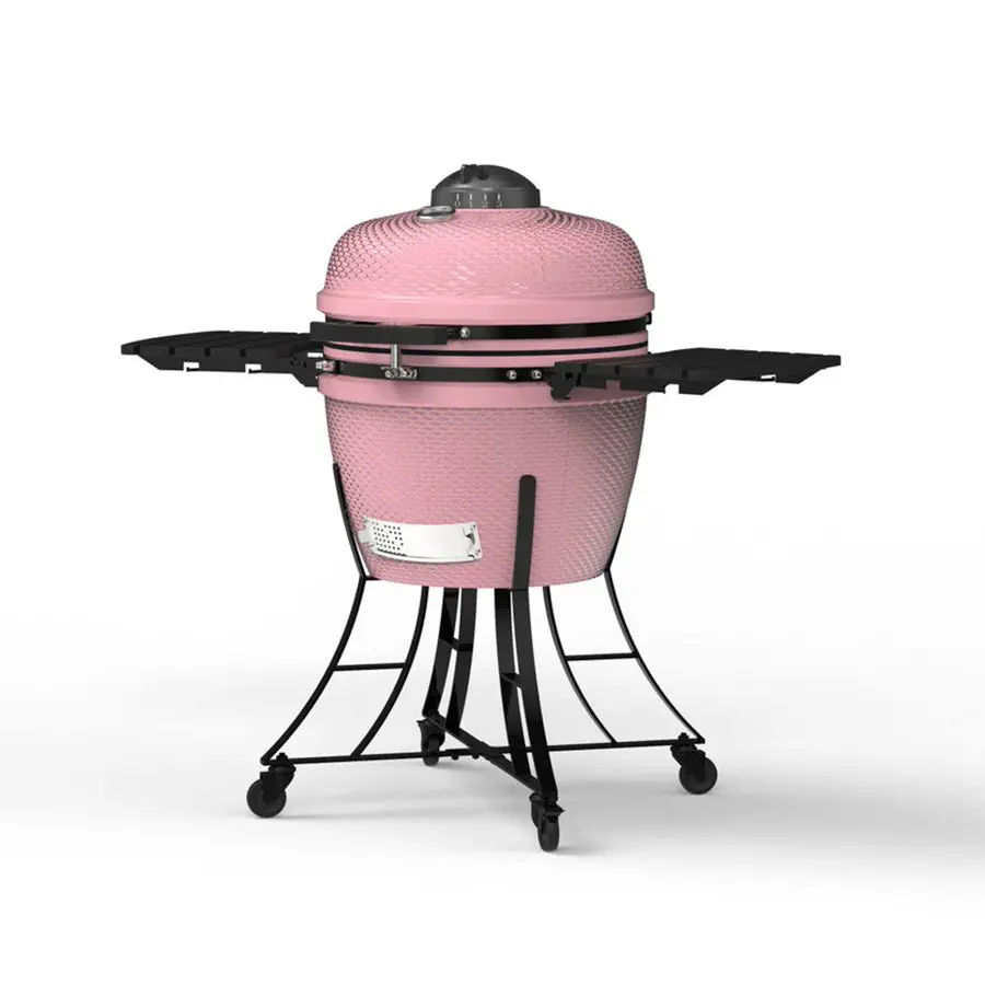 K24 Ceramic Charcoal Grill - Pink 1