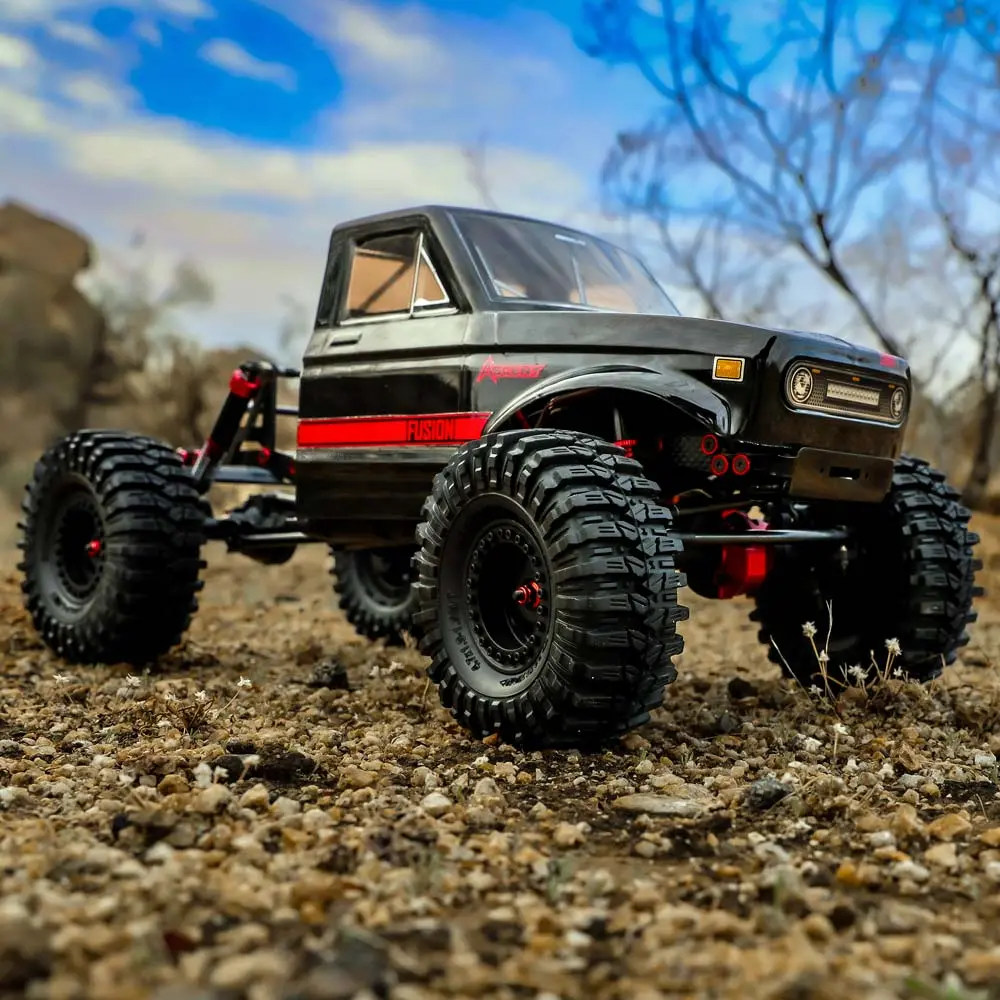 New Redcat Ascent Fusion Lcg 1/10 4Wd Rtr Brushless Scale Rock Crawler (Black) W/2.4Ghz Radio 1