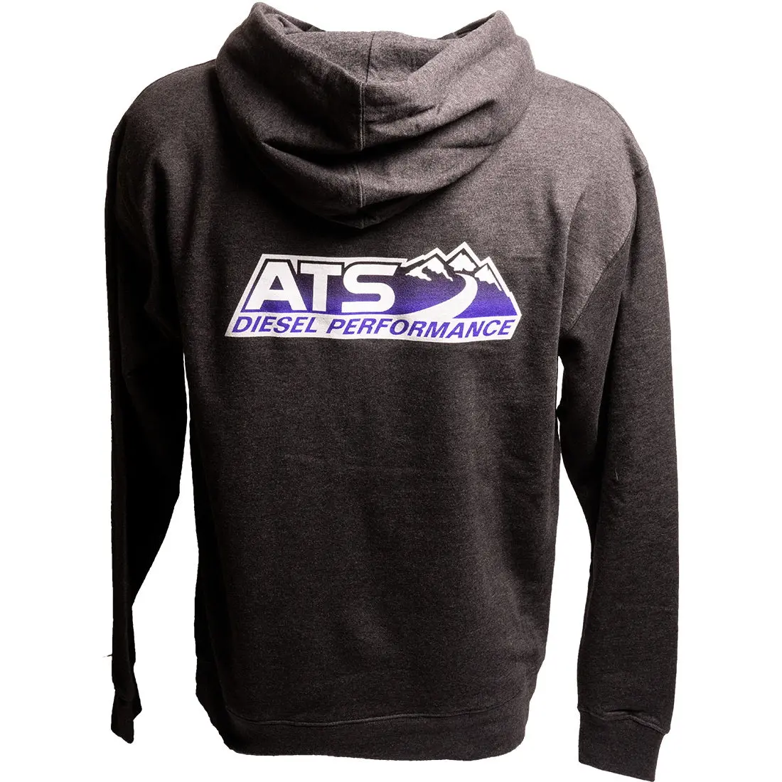 Ats Hoodie, Charcoal Grey W/ Two Print Logo 1
