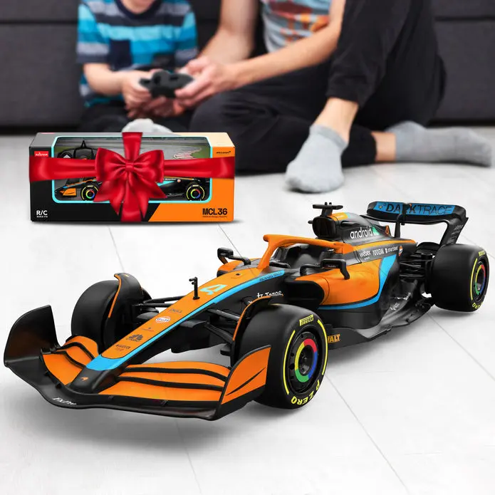 Mclaren F1 Mcl36 Rc Car 1/18 Scale Licensed Remote Control Toy Car, Official F1 Merchandise By Rastar 1