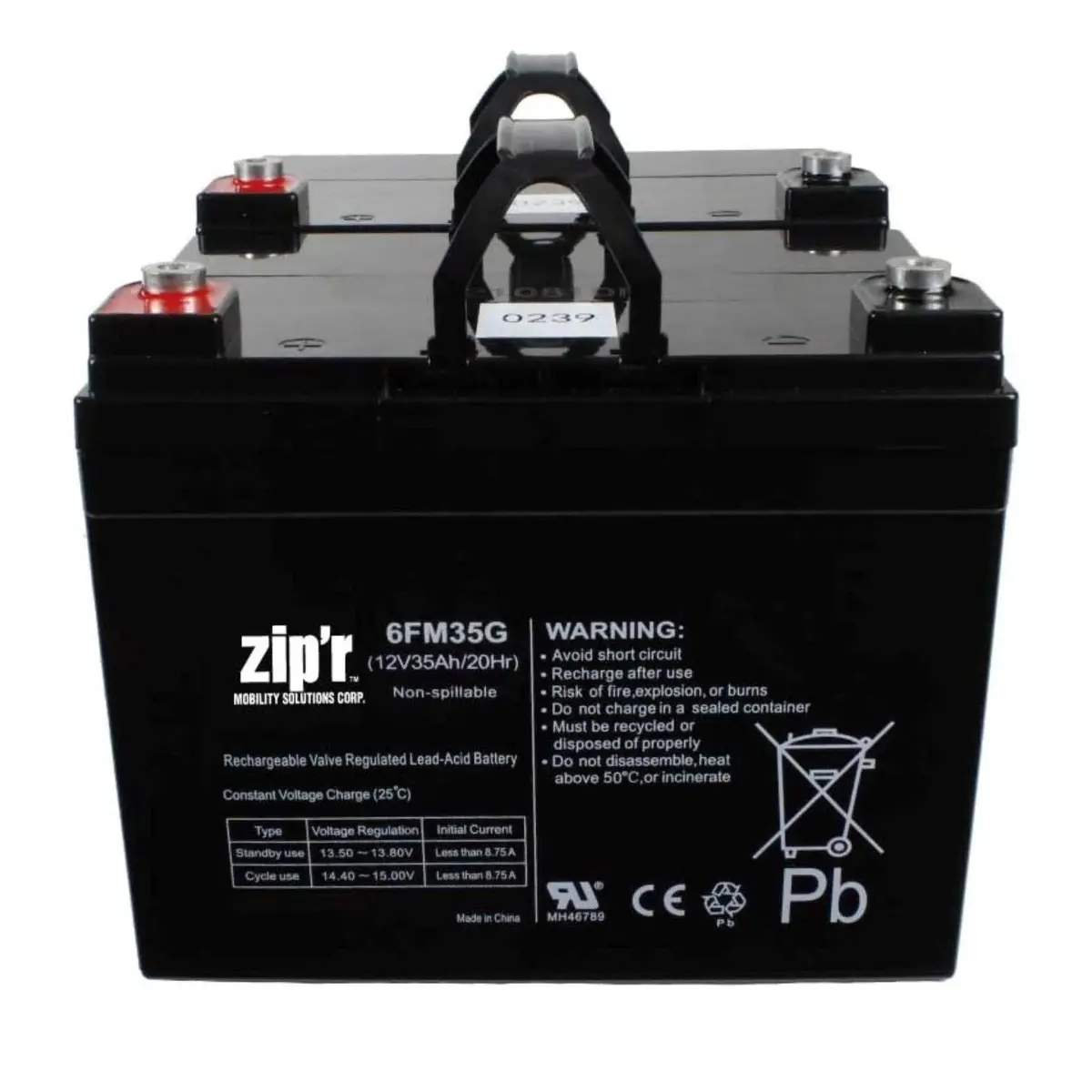 Batteries For Zip'r Breeze Mantis Pc Electric Wheelchairs & Mobility Scooters-Tsa Approved 1
