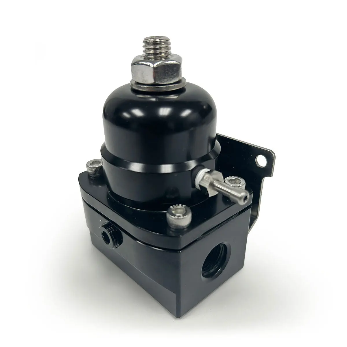 Efi Billet Aluminum Fuel Pressure Bypass Regulator - 40-75 Psi And -6An Orb 1