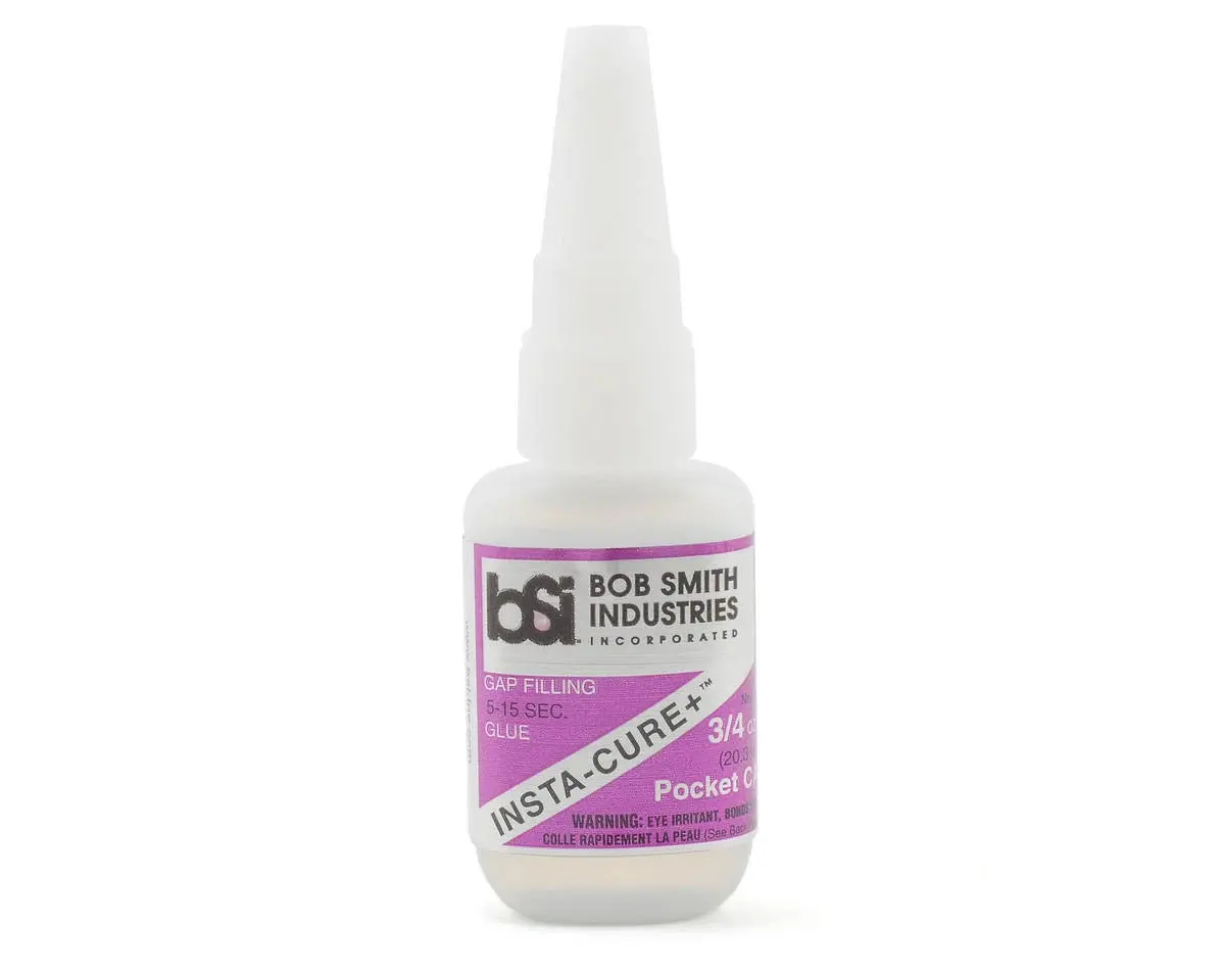 New Bob Smith Industries Insta-Cure+ Pocket Gap-Filling Ca W/Pin In Cap (3/4Oz) 1