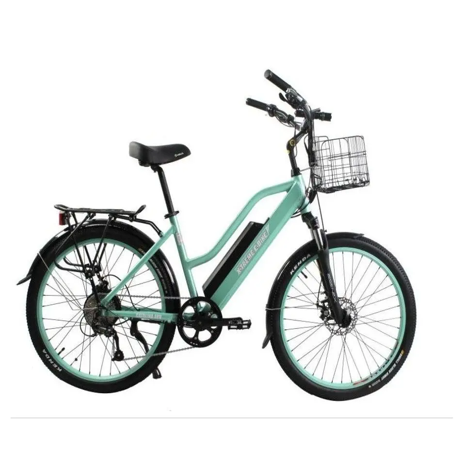 X-Treme Catalina Beach Cruiser 48 Volt Step-Through Long Range Comfort E-Bike 1