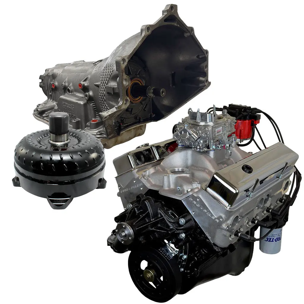 Chevy 377 Engine & 4L80e Transmission Powertrain Package 1