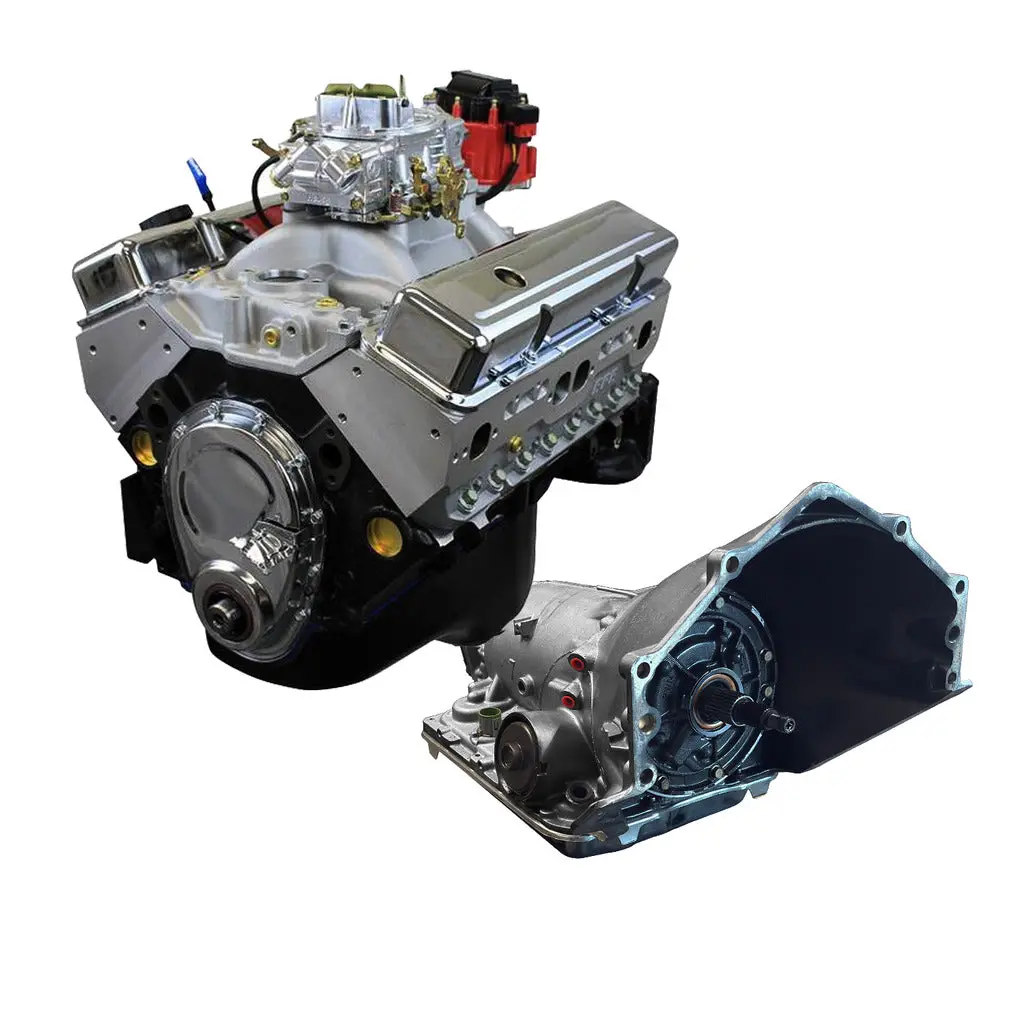 Chevy 383 Engine & 4L60e Transmission Powertrain Package 1