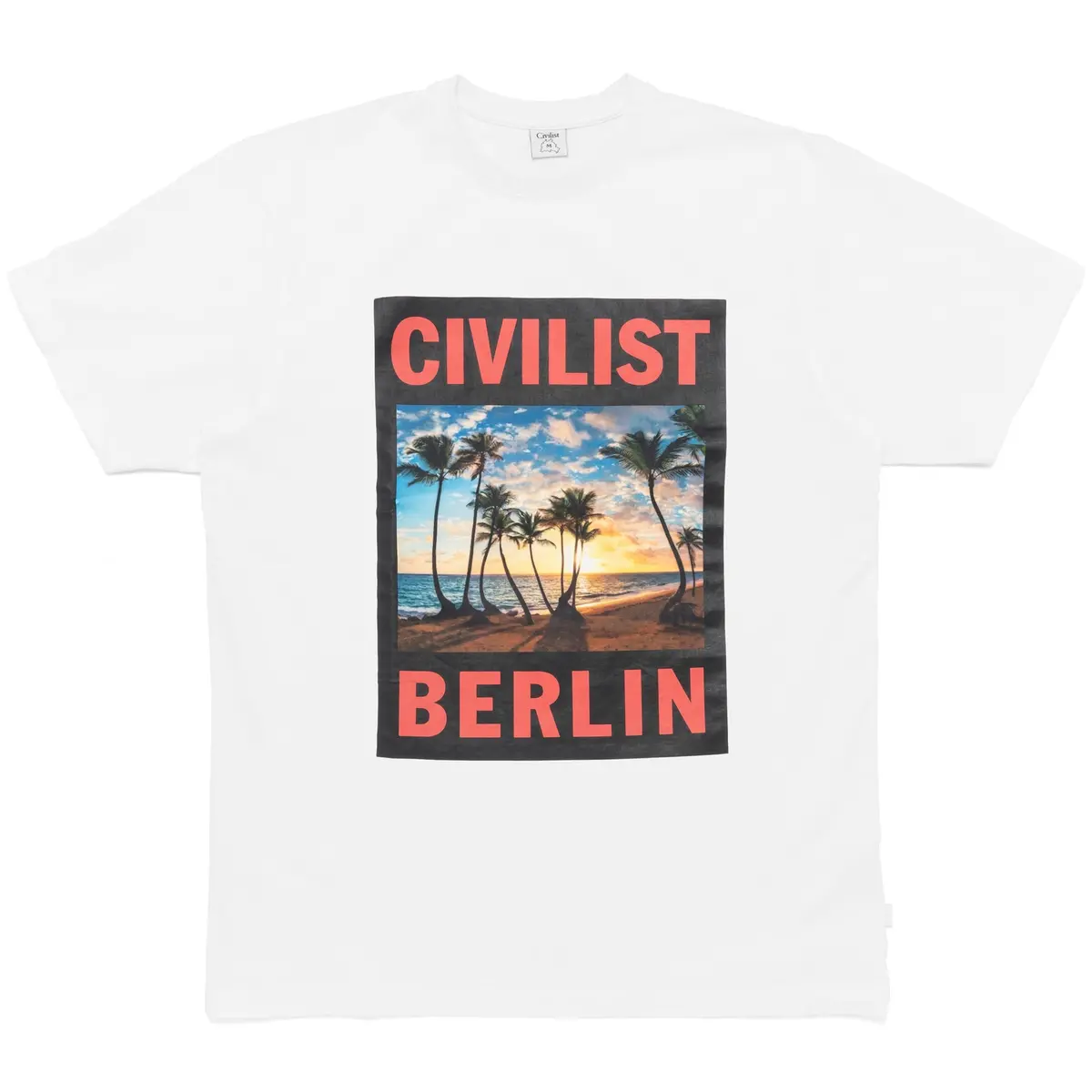 Civilist Palm Tee White 1