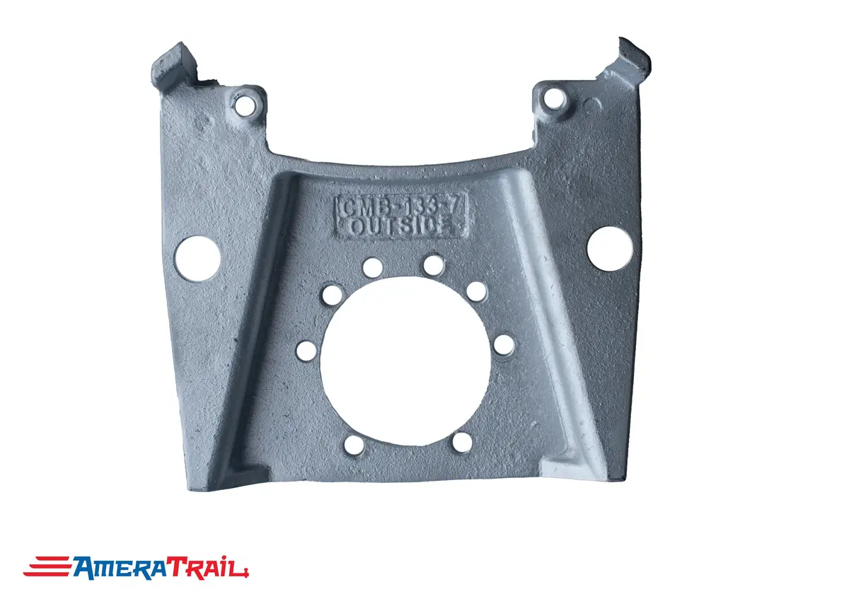 One ﻿Caliper Mounting Bracket  Galvanized, 8 Lug 7K 1