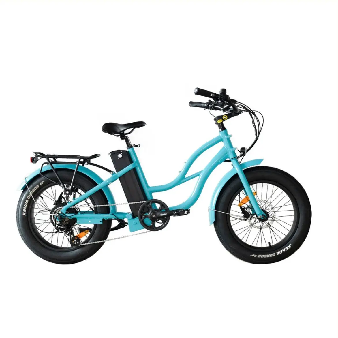 Coastal Cruiser Step Thru Mini 20X4 - 52V Beach Cruiser Electric Bike 5