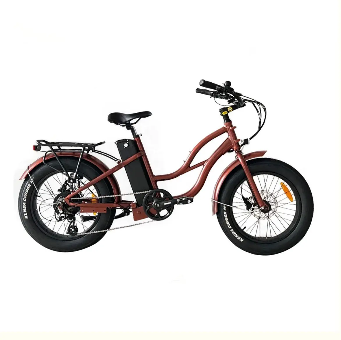 Coastal Cruiser Step Thru Mini 20X4 - 52V Beach Cruiser Electric Bike 3