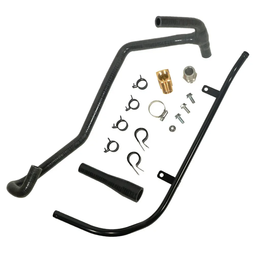 Coolant Tube Relocation Kit, Howler Turbo - Dodge Automatic 2003-2005 5.9L 1