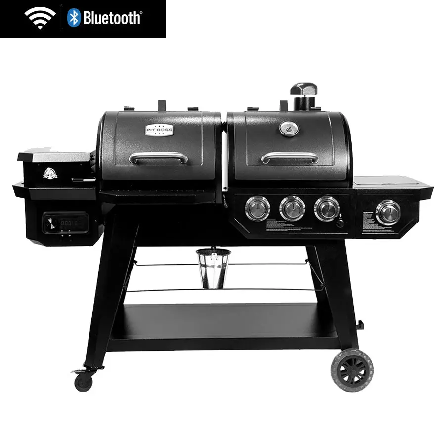 Pro Series 1100 Wood Pellet & Gas Combo Grill 1