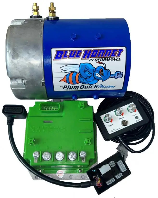 Club Car Series Electric Golf Cart Motor & Controller – 48V 14.2Hp 28-30Mph (Rattlesnake) With Otf And Golf Cart Specific Adapter Harness For Quick & Easy Plug-N-Play Installation 1