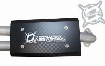 Aa Stainless Slip-On Exhaust For 2015-23 Rzr Xp 1000 & 2018-22 Rs1 1