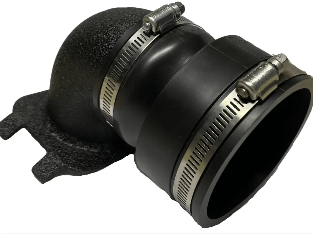 Dig Rig Belt Box Snorkel Adapter Elbow For 2016-2018 Polaris Rzr Xp Turbo 1