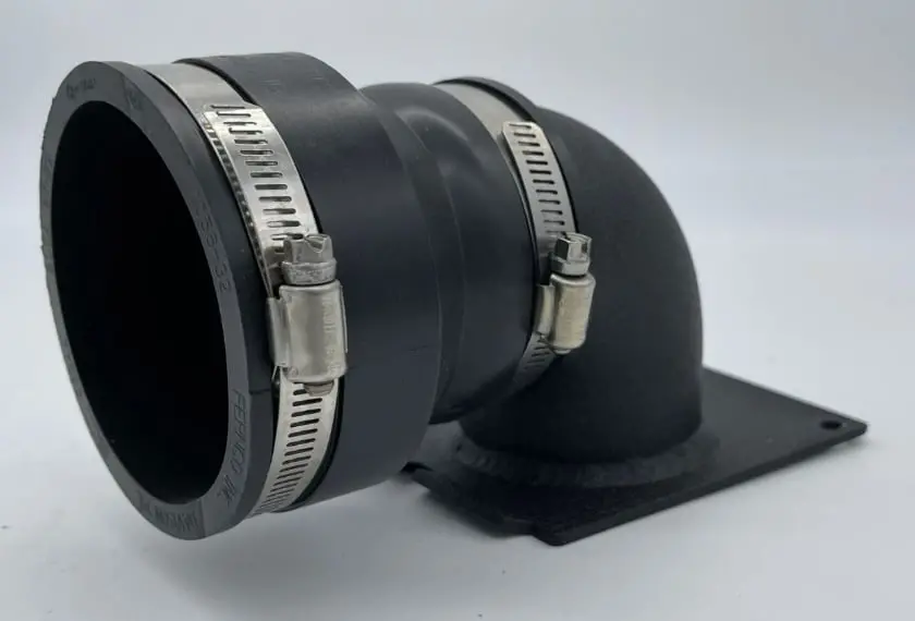 Dig Rig Belt Box Snorkel Adapter Elbow For 2019-2021 Polaris Rzr Xp Turbo 1