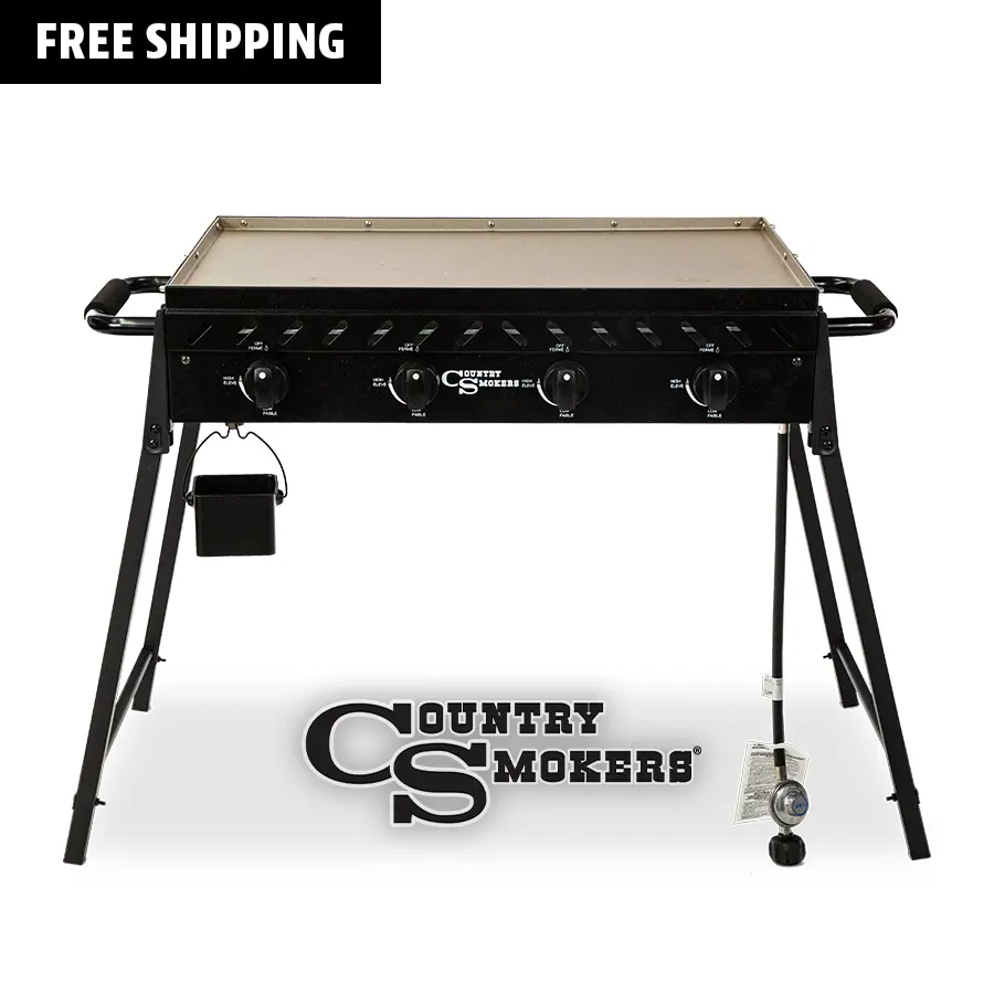 Country Smokers 4-Burner Griddle 1