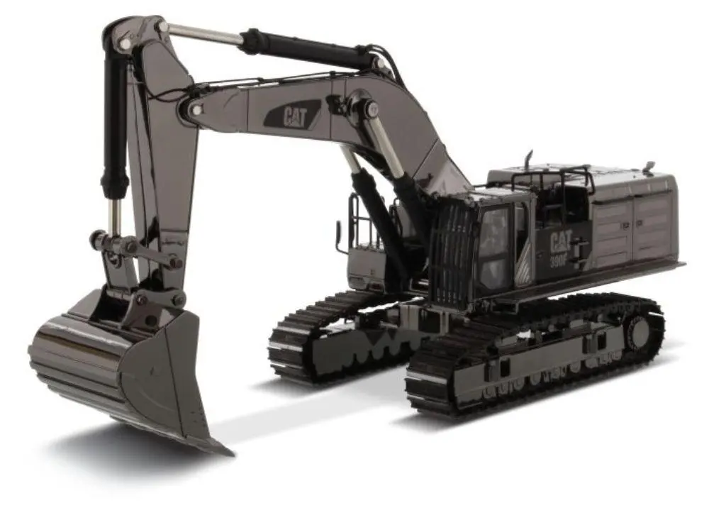 1:50 Cat® 390F L Hydraulic Excavator - Gunmetal Finish Commemorative Series, 85547 1