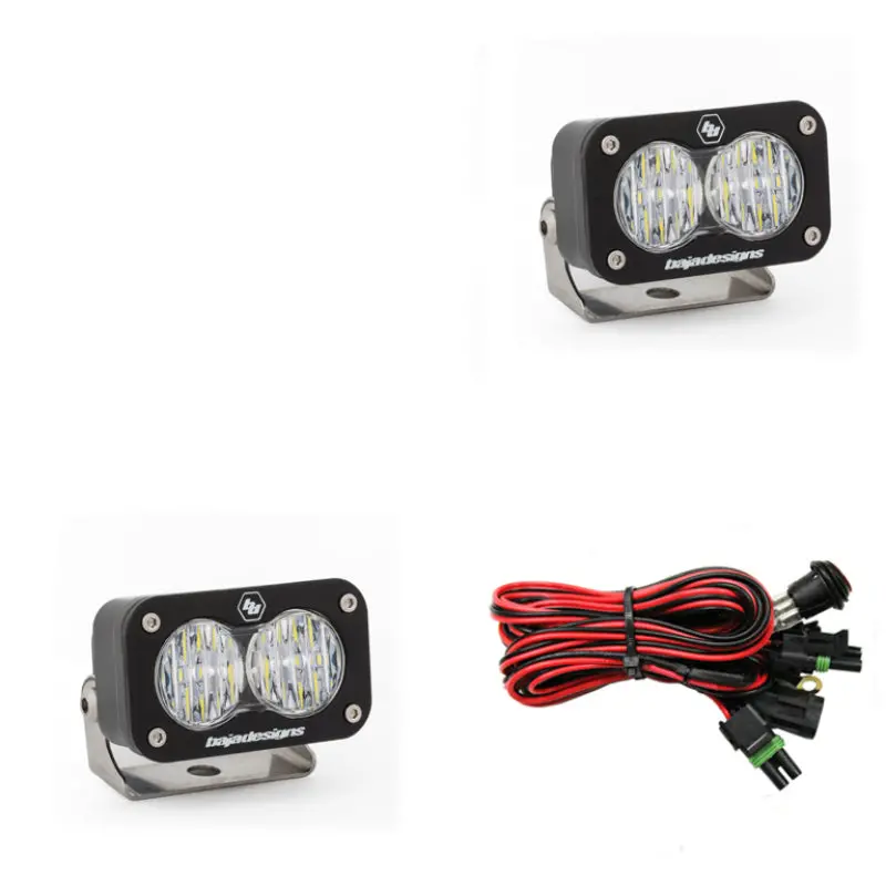 Baja Designs S2 Sport Led Light Pods - Pair With Harness 1