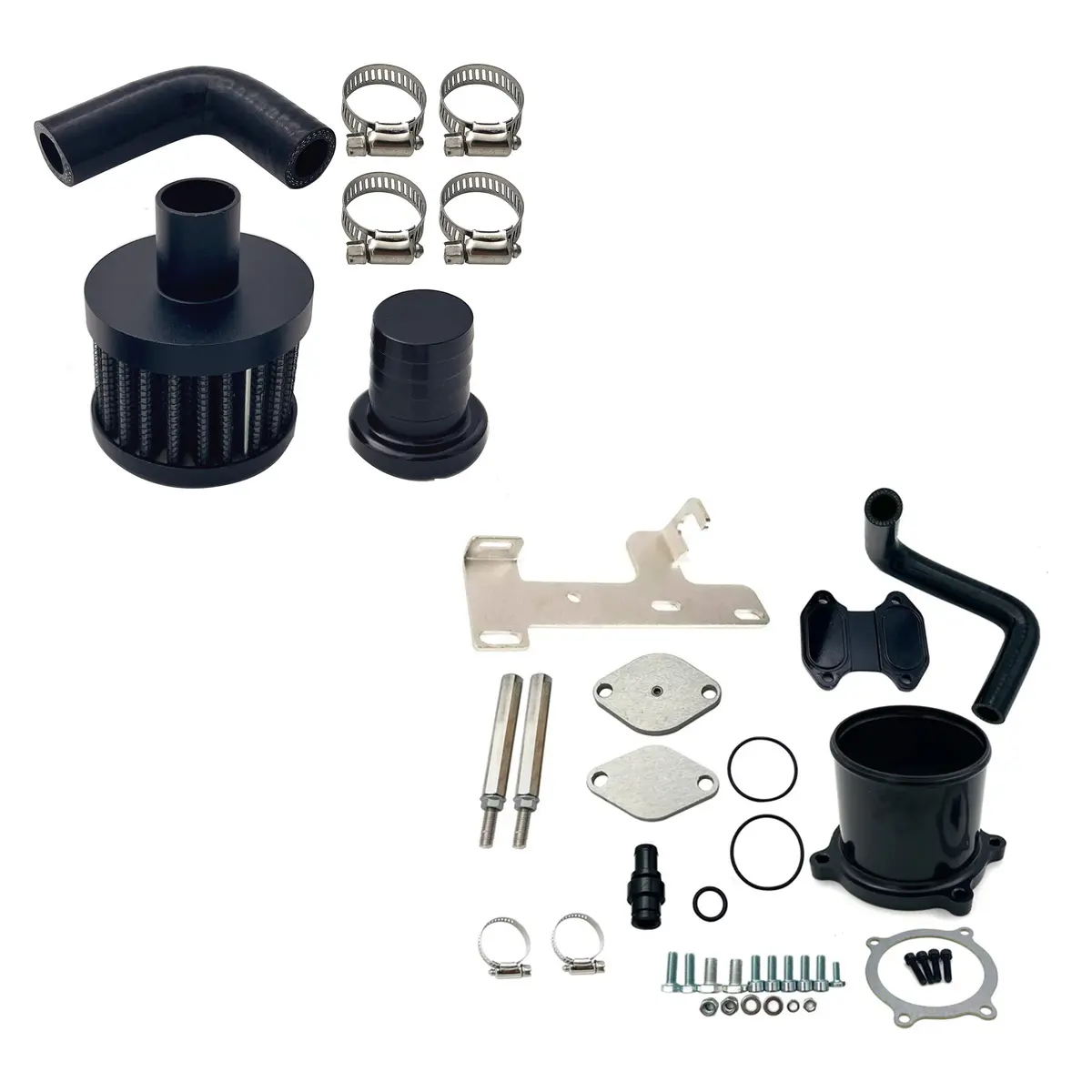 Trucktok 2010-2018 6.7L Dodge Ram Cummins Egr Delete & Ccv Crankcase Ventilation Kit 1