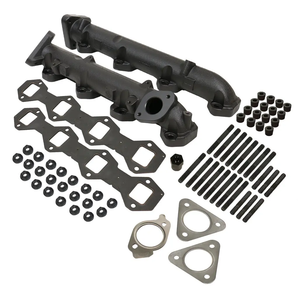 Exhaust Manifold Kit - Ford 6.7L Power Stroke F250 / F350 Pick-Up 2011-2014 & F350 / F450 / F550 Cab & Chassis 2011-2016 1
