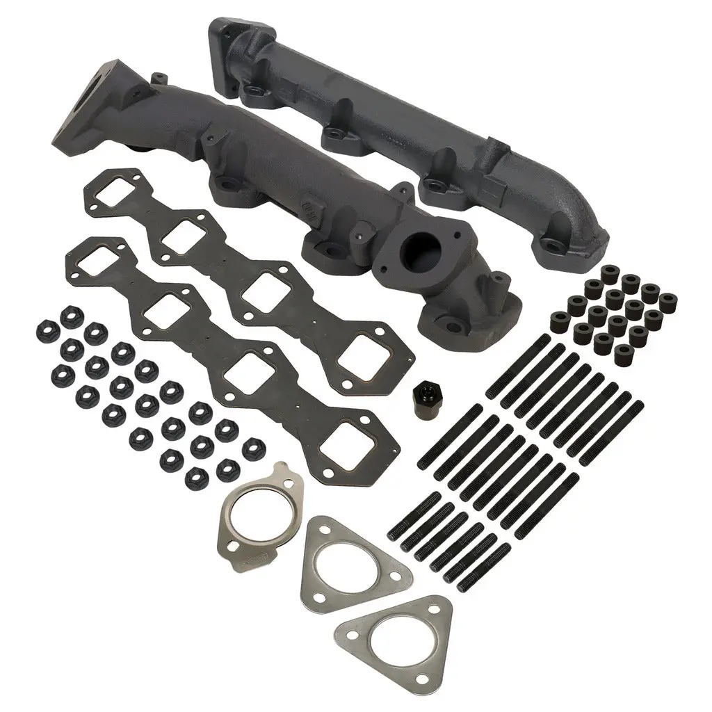 Exhaust Manifold Kit - Ford 6.7L Power Stroke F250 / F350 Pick-Up 2015-2019 & F350 / F450 / F550 / F650 / F750 Cab & Chassis 2017-2019 1