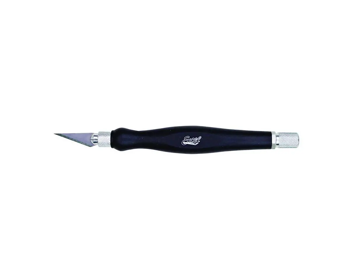 Excel K26 Fit Grip Hobby Knife (Black) W/#11 Blade & Cap 1