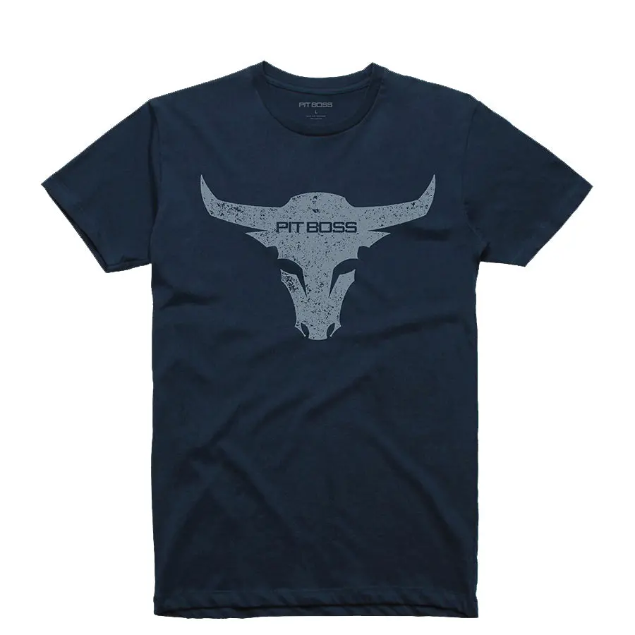 Men’S Midnight Navy Bull T-Shirt 1
