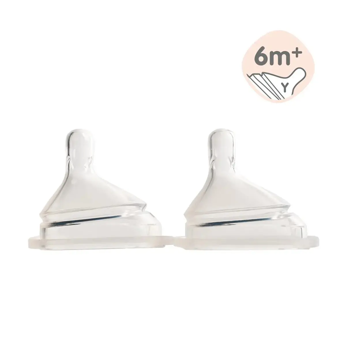 Hegen Teat Thick Feed 6M+ (2-Pack) 1