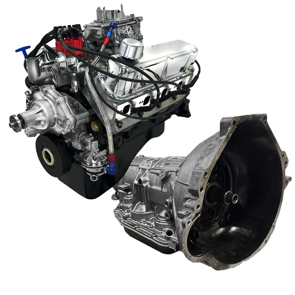 Ford 302 Engine & Streetmonster Aod Transmission Powertrain Package 1