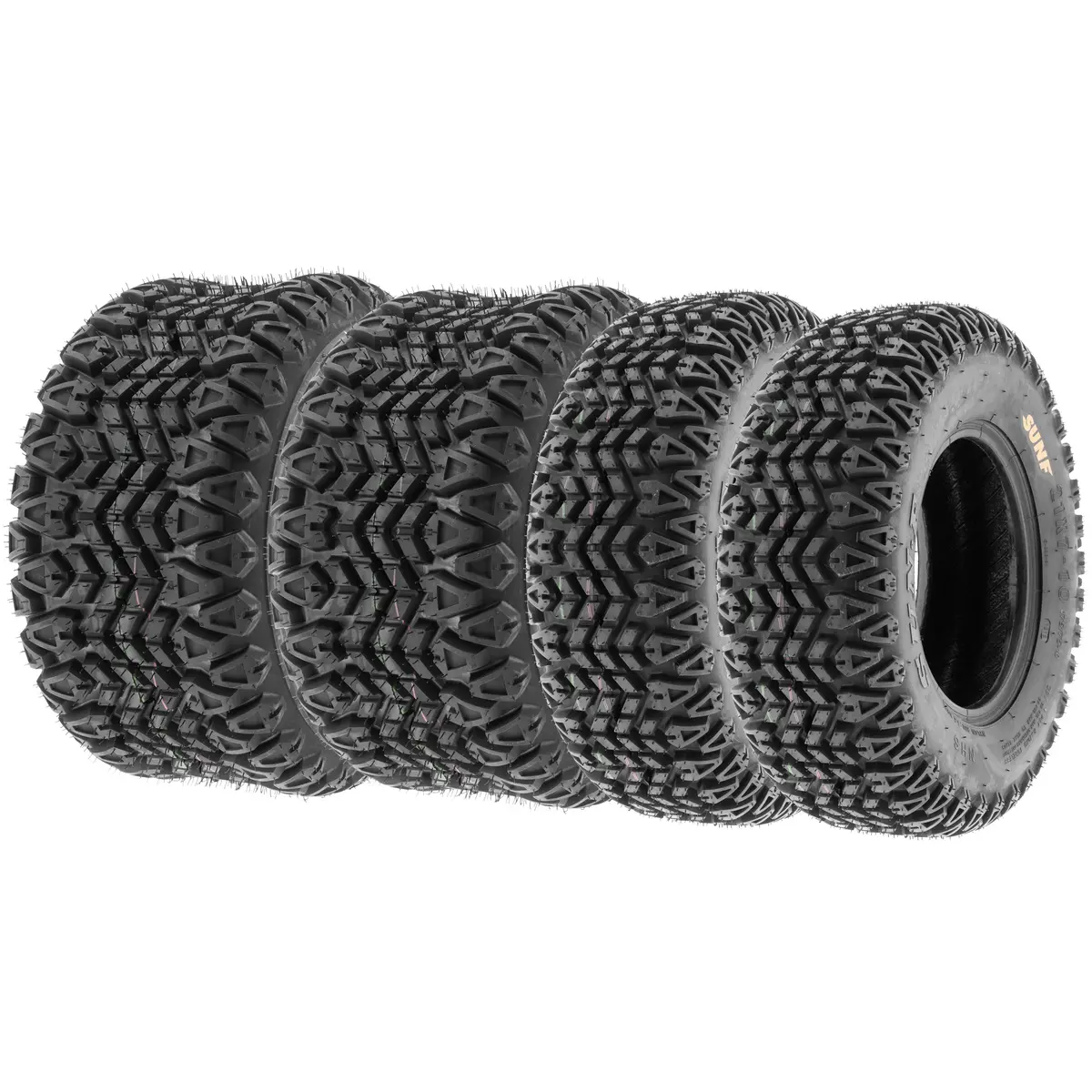 Sunf Atv Tire/Utv Tire All Terrain Golf Cart Tire 4 Pr Tubeless  G003 (Bundle Set) 1