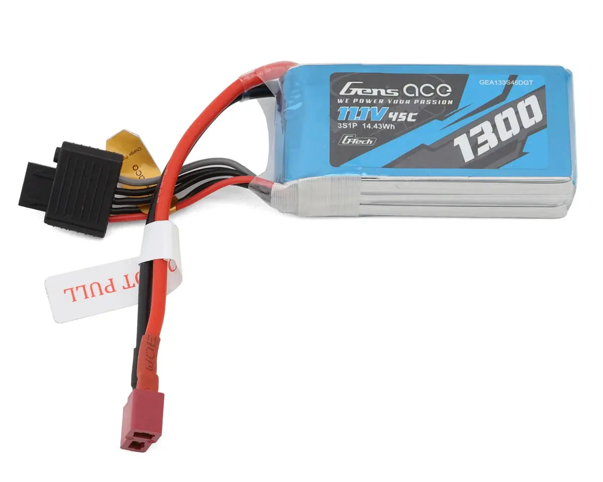 New Gens Ace G-Tech Smart 3S Lipo Battery 45C (11.1V/1300Mah) W/Deans Connector 1