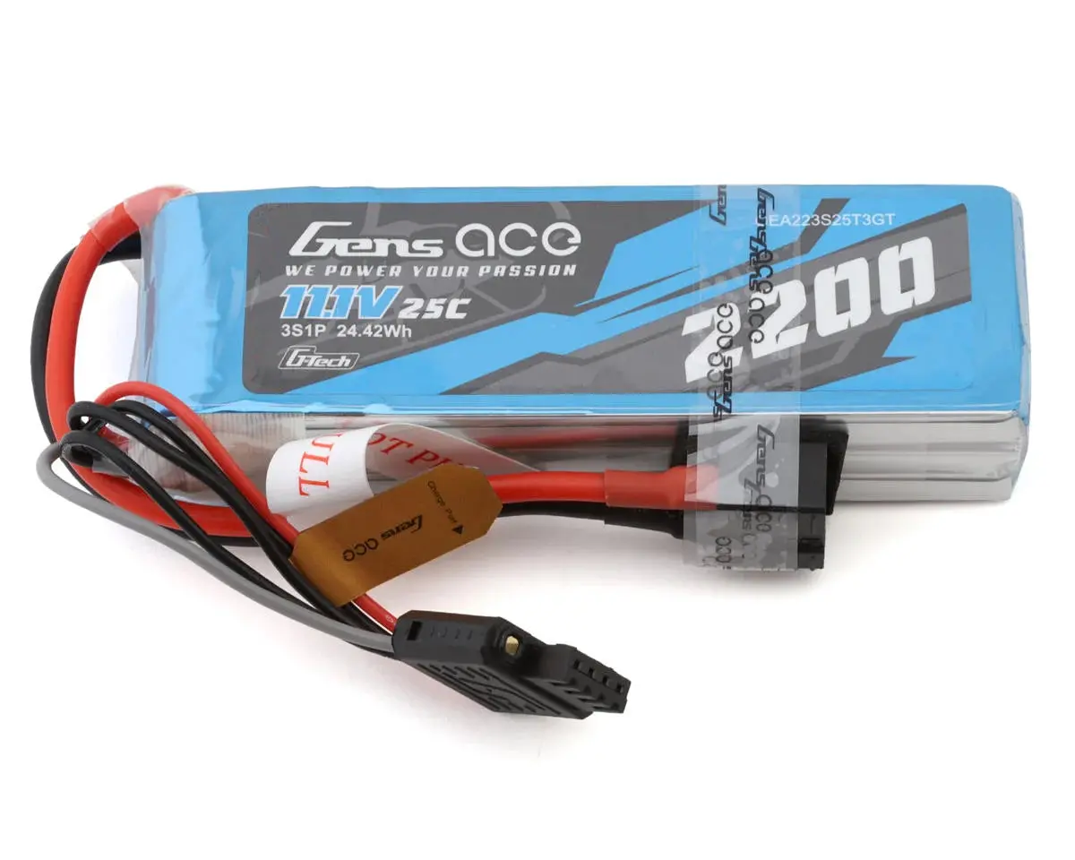 New Gens Ace G-Tech Smart 3S Lipo Battery 25C (11.1V/2200Mah) W/Universal Connector 1