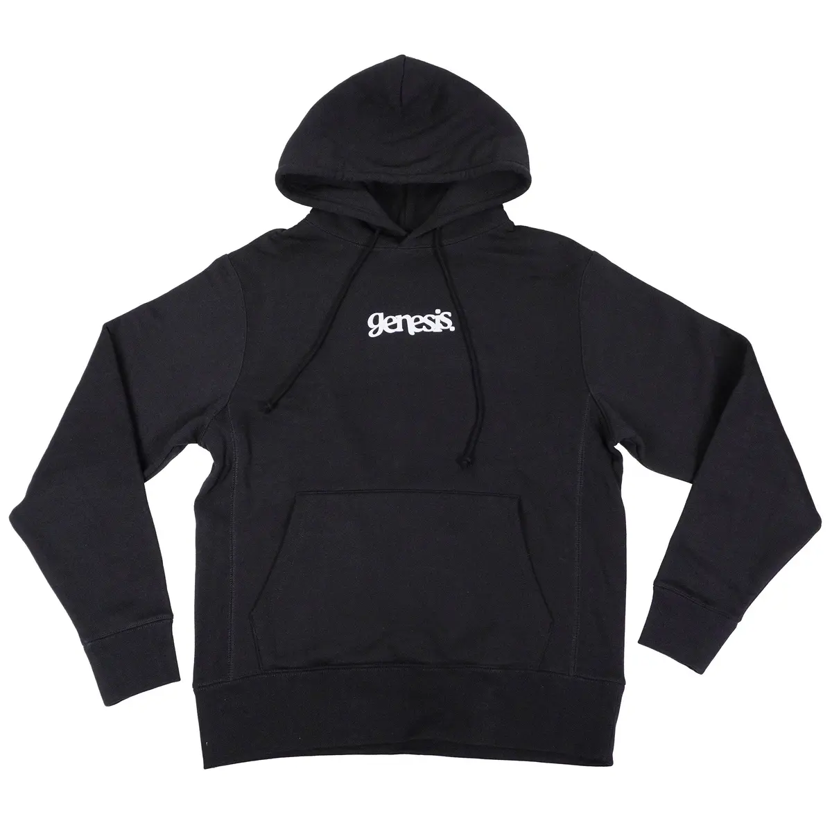 Genesis Text Hoodie Black 1
