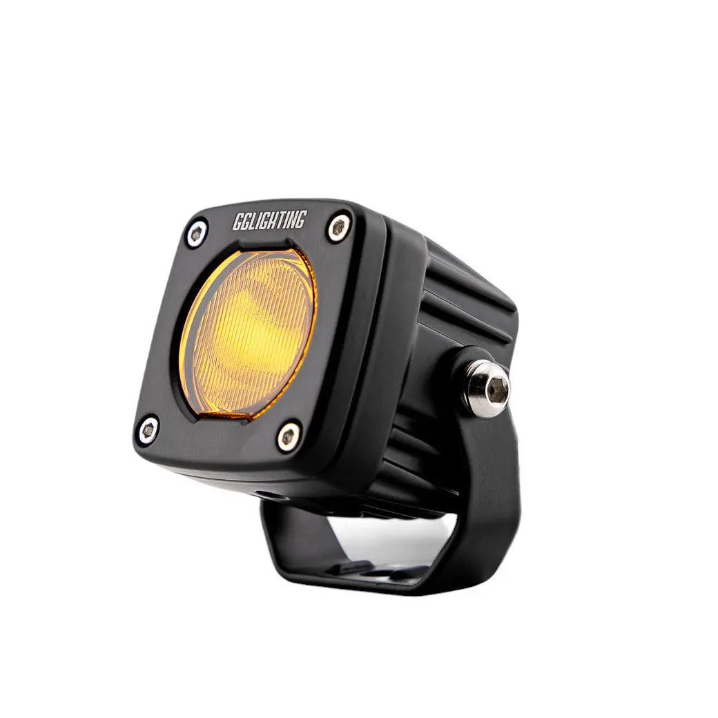 Gp5 Single Led Pod Light Amber + Free Clear Lens By Gg Lighting 1