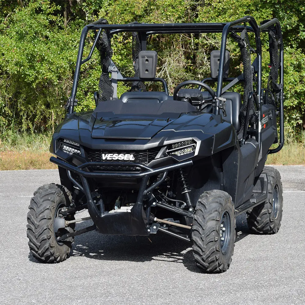 Dual Wide 8" Led Headlights For Honda Pioneer 700 2